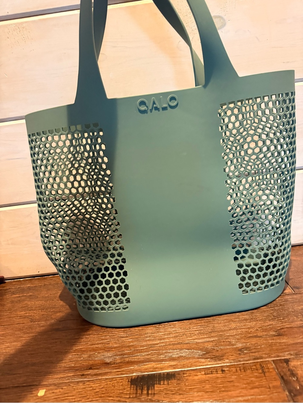 QALO X EVA SHOCKEY Spruce Zephyr Silicone Tote.